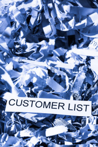 Papierschnitzel Customer List