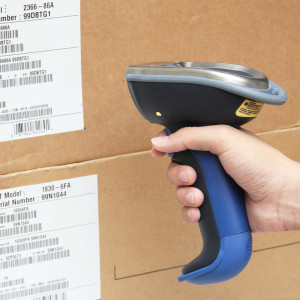 Scanning boxes with buletooth barcode scanner